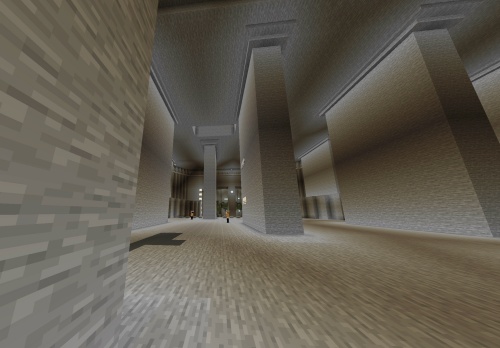 マイクラ_首都圏外郭放水路_水槽到着