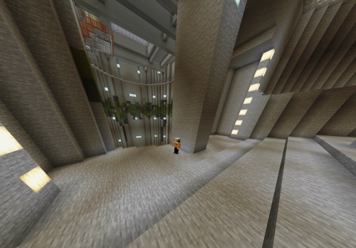 マイクラ_首都圏外郭放水路_立坑側