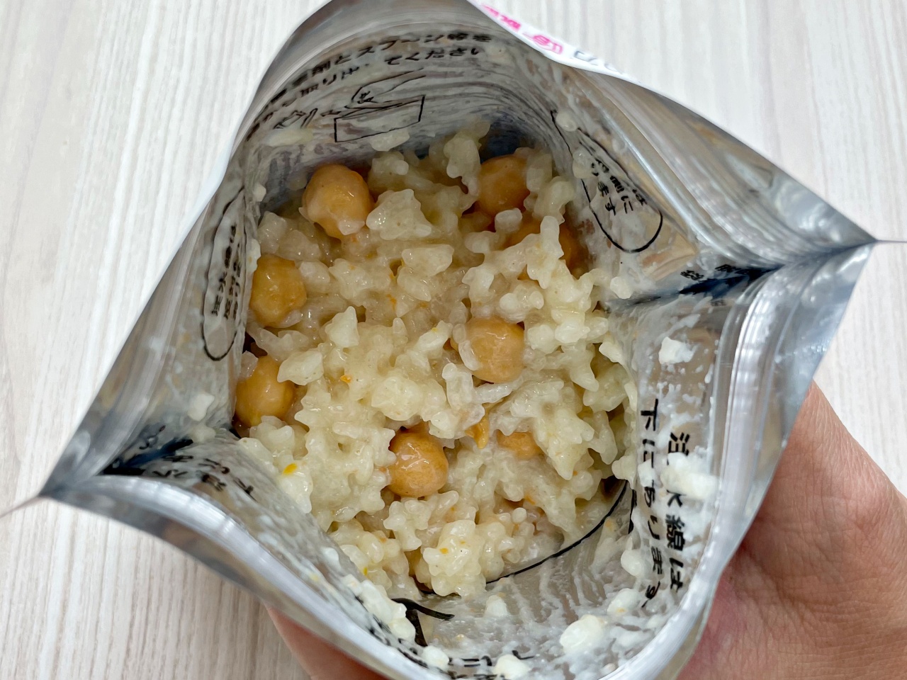 withkids_アルファ米アレンジ_クラムチャウダー完成