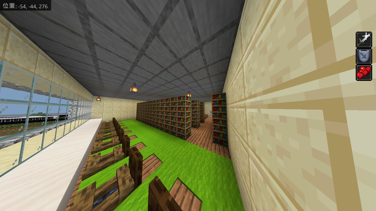 マイクラ防災作品集_図書館