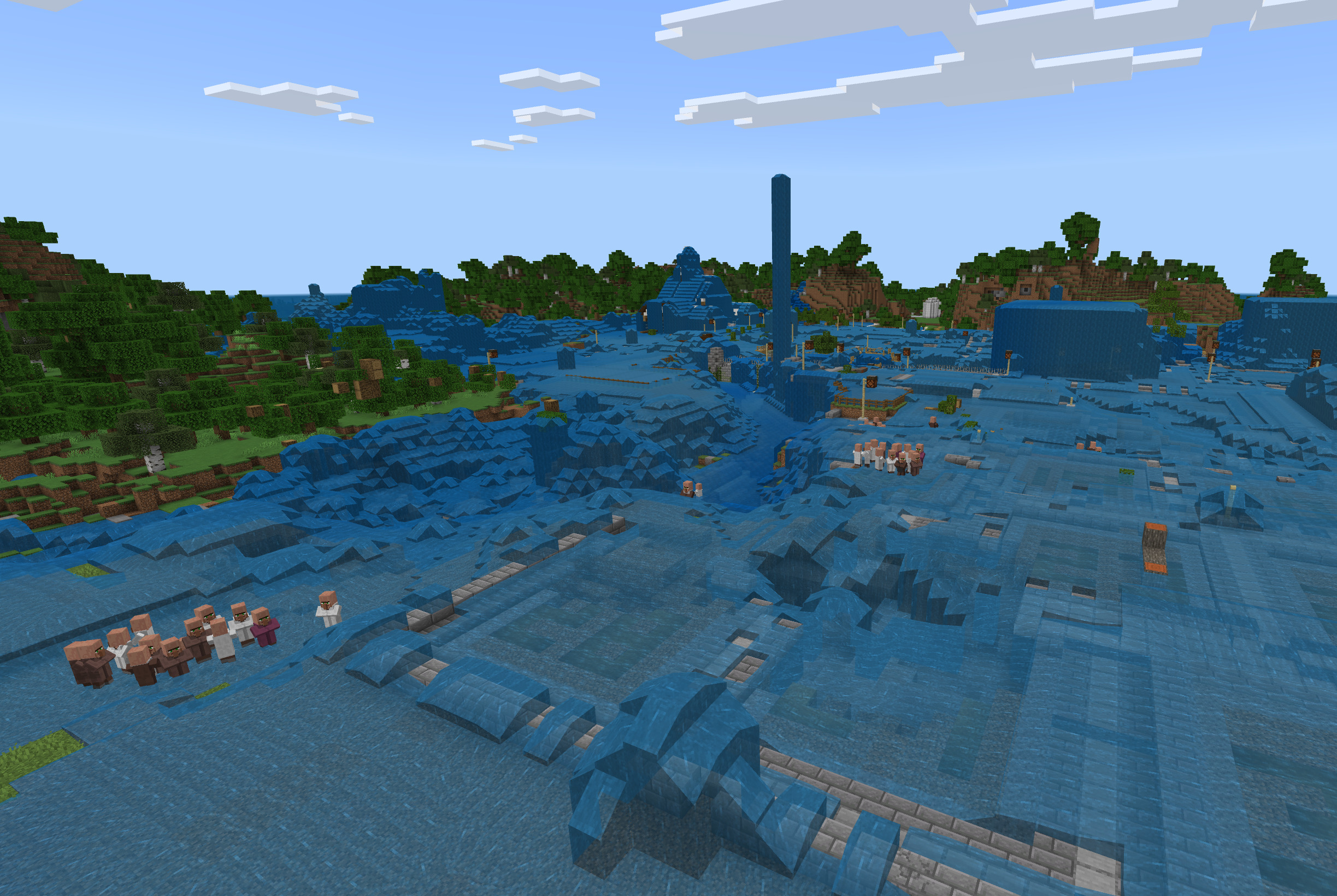 マイクラ防災作品集_救助を待つ