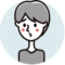 困った顔の女性アイコン