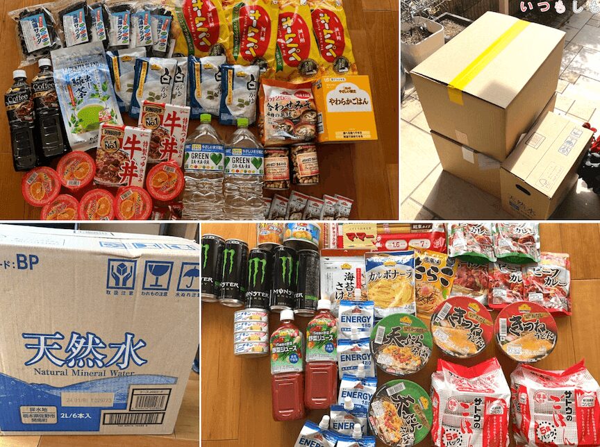 東京都コロナ自宅療養支援物資例
