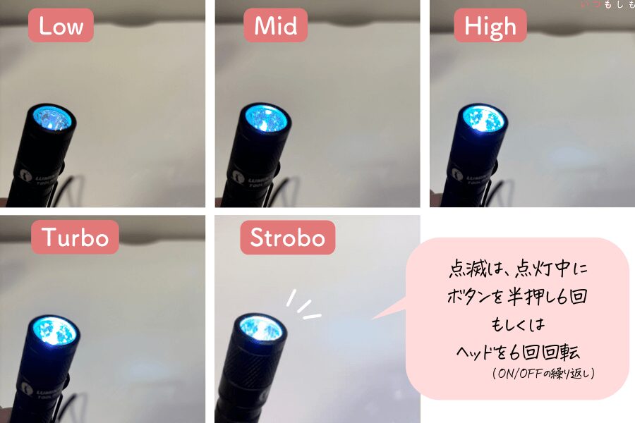 ToolAA2.0の光り方