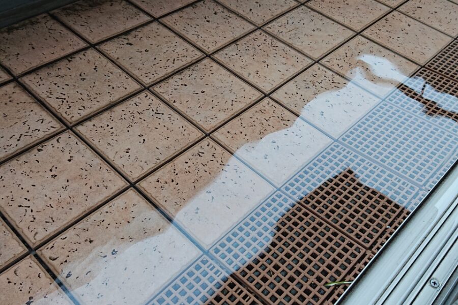 浸水被害を受けたマンション