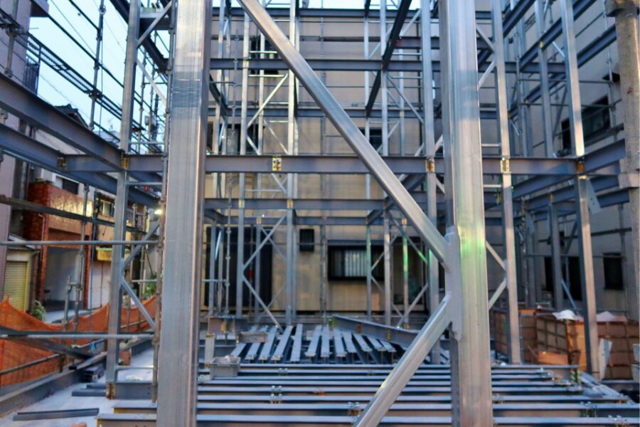 マンションの骨組みイメージ
