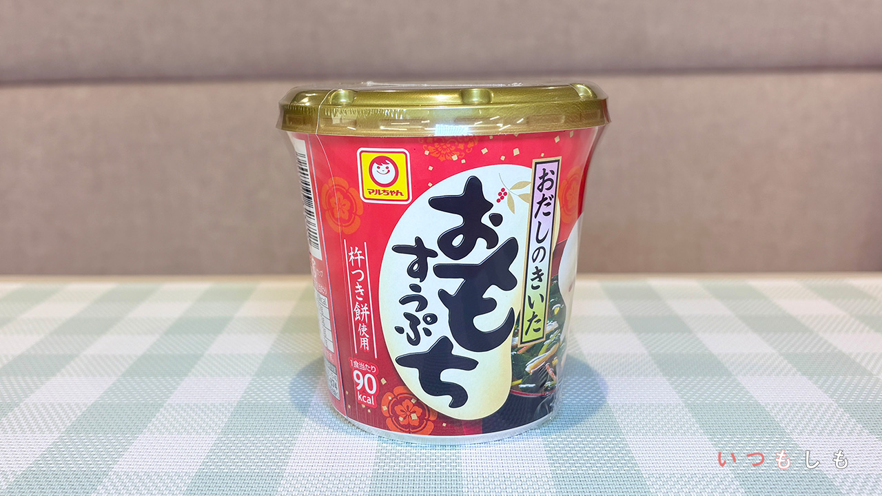 マルちゃんの「おもちすうぷ」パッケージ