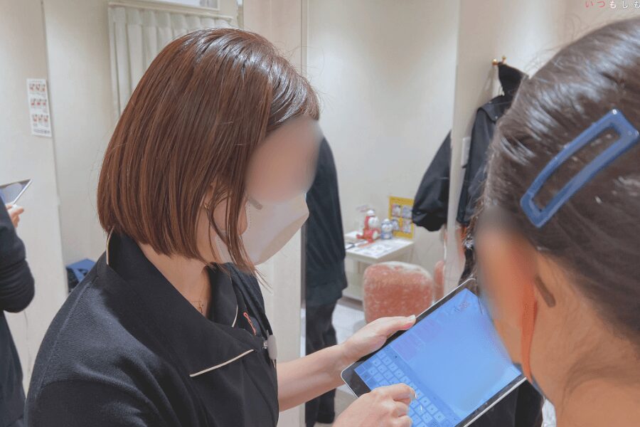 HEAVENJapan試着体感サロン_カウンセリング