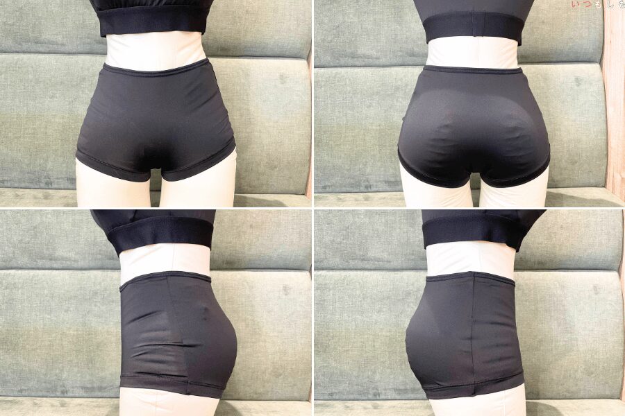 HEAVENJapan防災下着レビュー_ショーツ前後左右