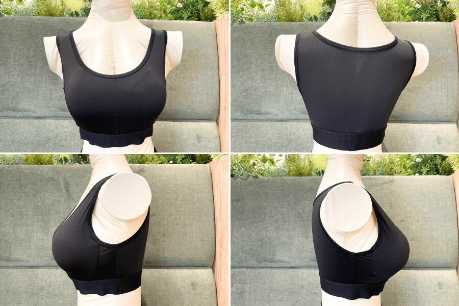 HEAVENJapan防災下着レビュー_ブラ前後左右