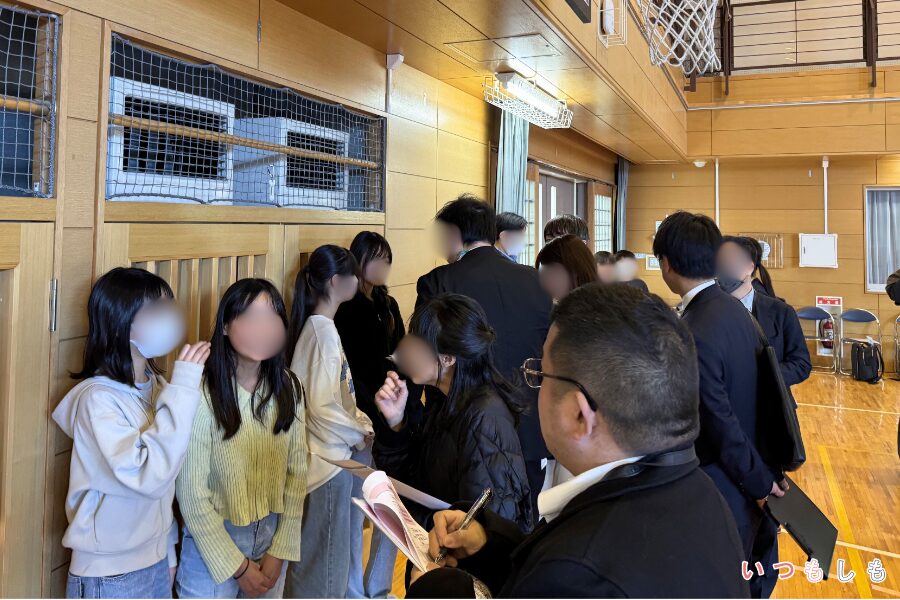 インタビューの様子