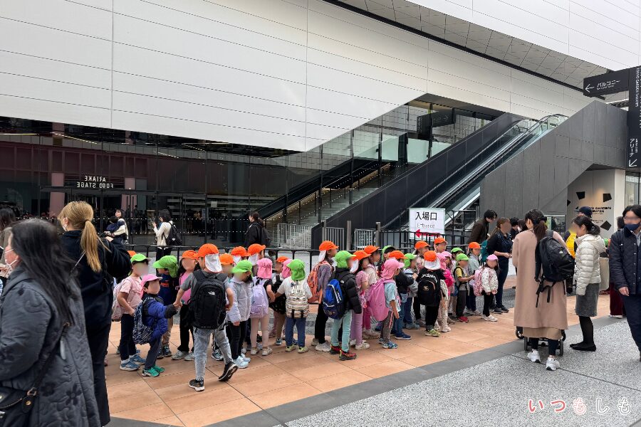 幼稚園児の観客