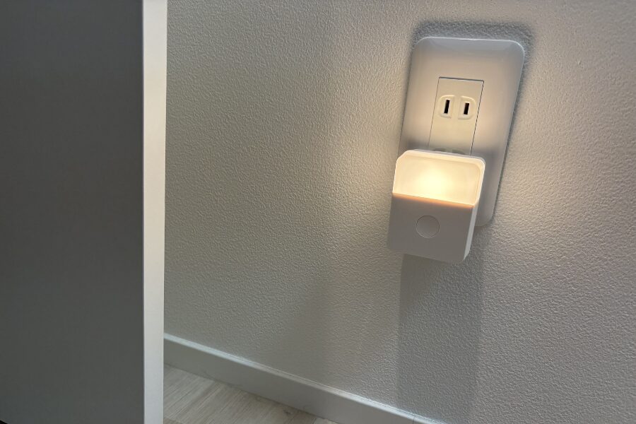 寝室の明かりの備え