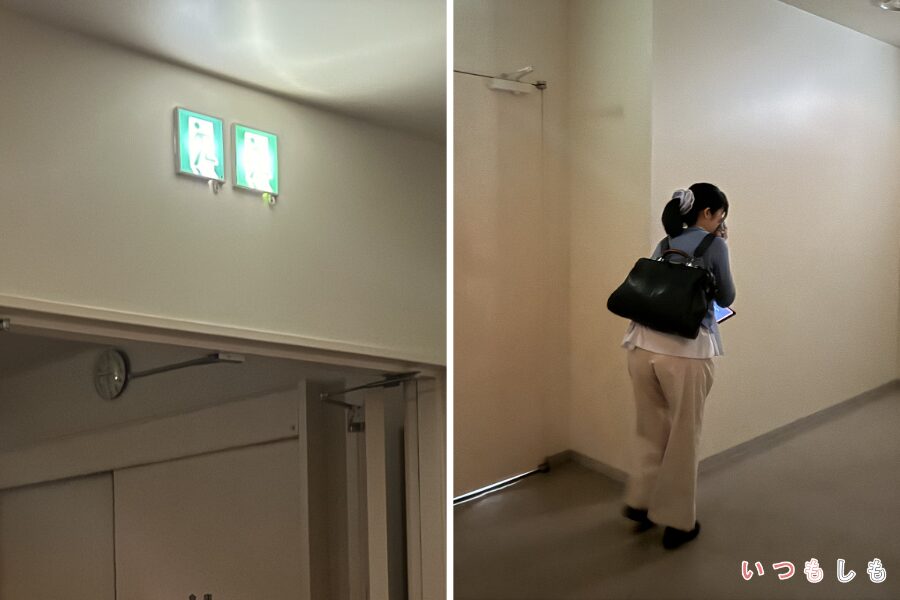 避難する様子