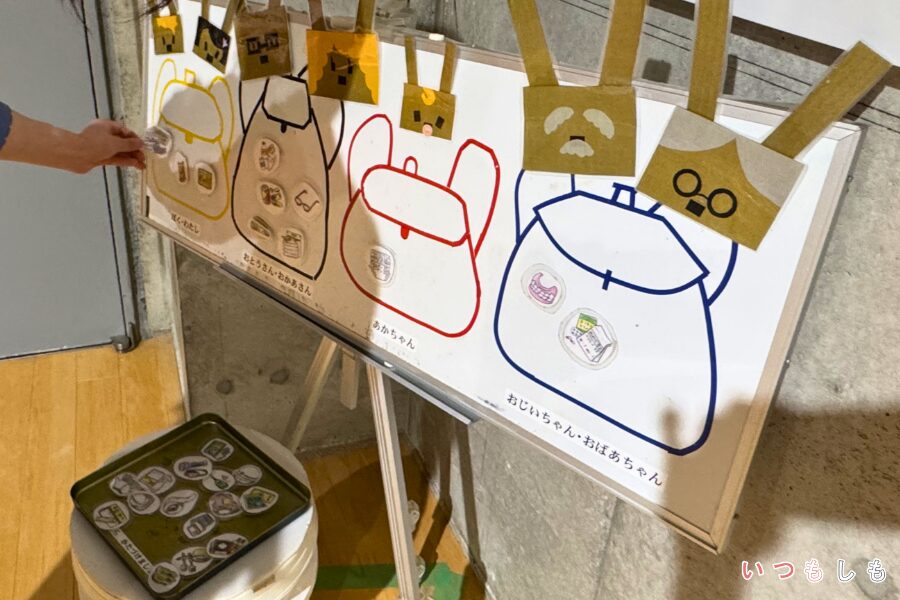 防災リュックパネル