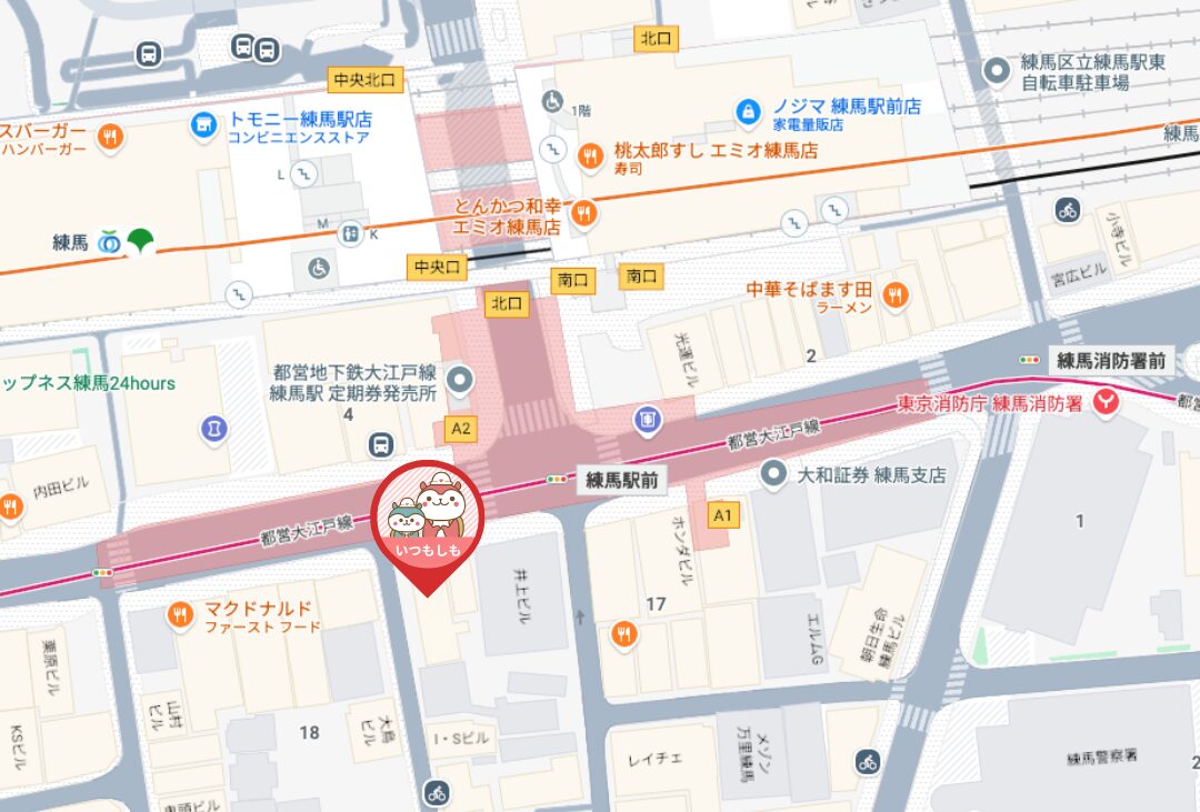 ネリマビル地図